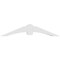 Ekena Millwork Archdale Architectural Grade PVC Gable Bracket, 60"W x 12 1/2"H x 6"D x 6"F, 5/12 Pitch GBP060X13X0606ARC00 - alternate 4